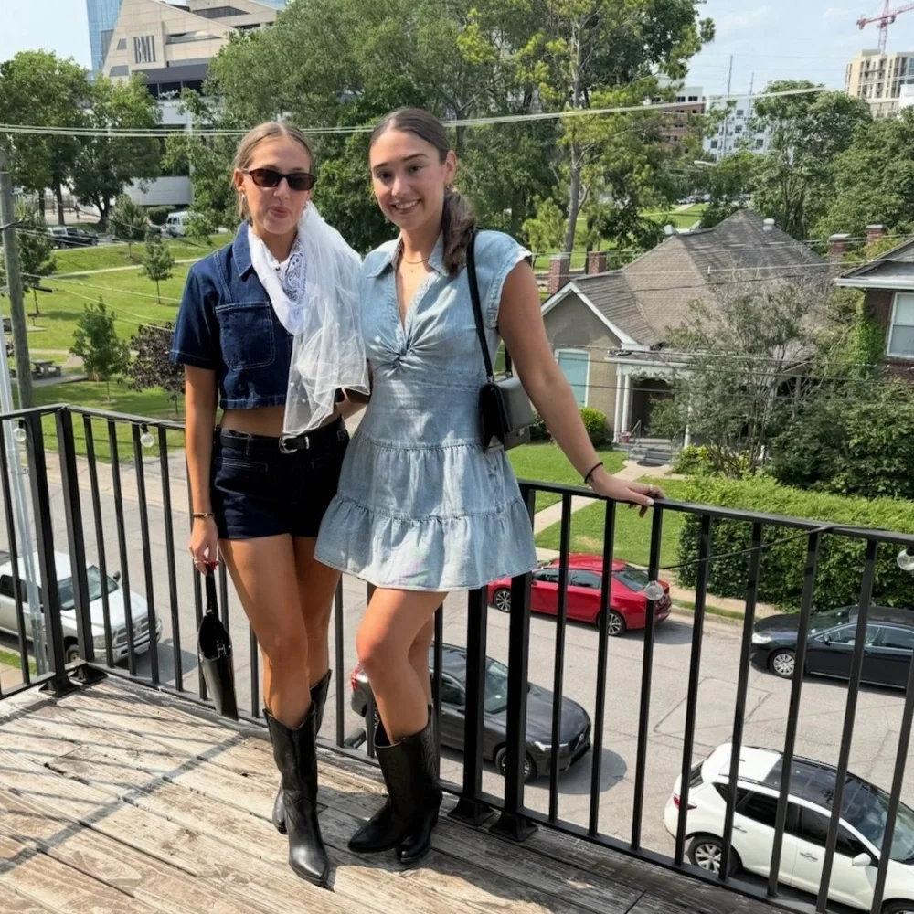 Alice + Olivia Light Blue Mini Dress - Picture 4 of 6